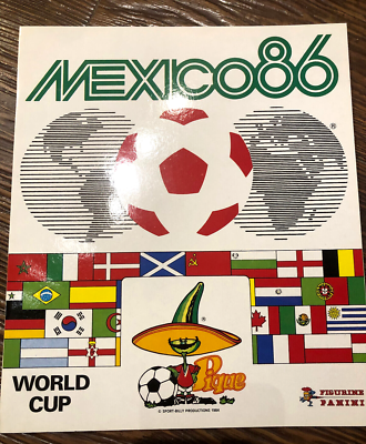 Authentic PANINI Complete Printed Album FIFA WORLD CUP 1986 Mexico