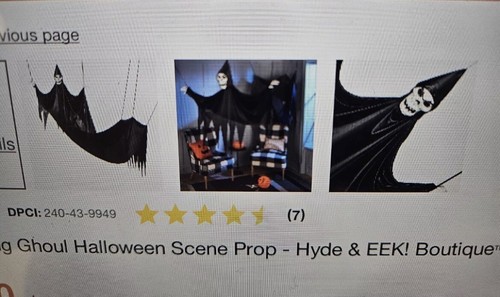 Hyde & Eek X Large Flowing Ghoul 15 Feet 8 inches Long Halloween Decorations - Picture 8 of 8
