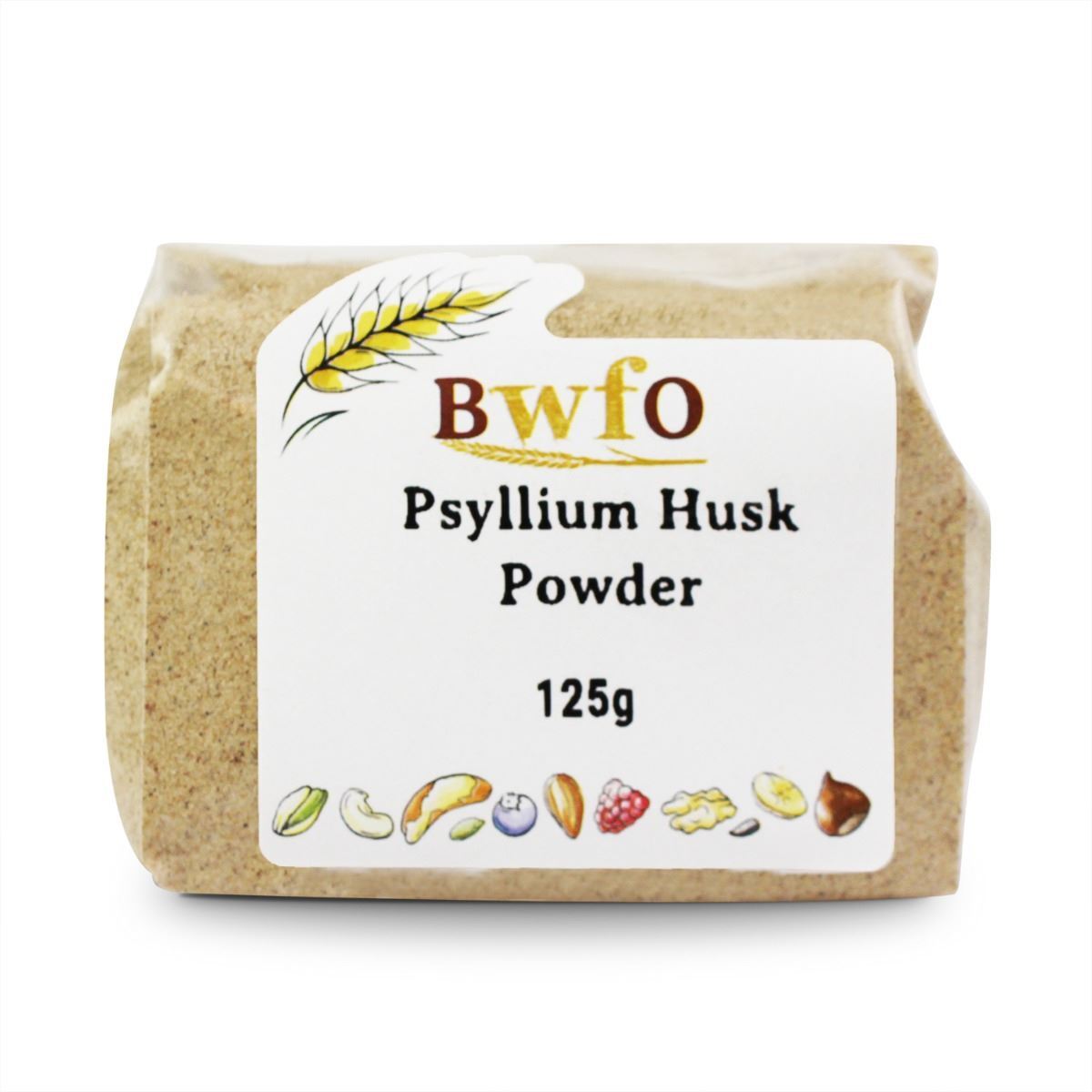Psyllium Husk Powder 125g | BWFO | Free UK Mainland P&P
