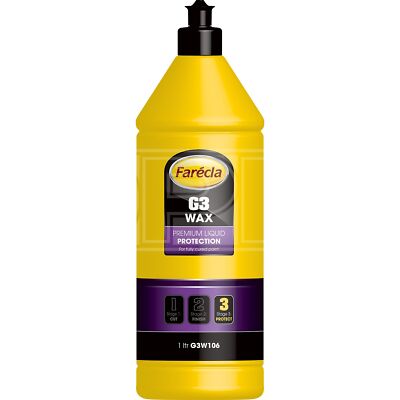 G3 Wax Premium Liquid Protection - 1L 1 Litre - Easy To Use - Farecla G3W106