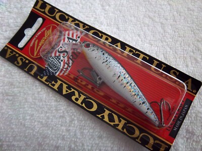 LUCKY CRAFT POINTER 78SP 3/8OZ PT78SP-722 IN CRACK BLACK COLOR- E2227