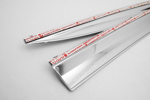 Chrome Tinted Weather shields 6pcs for 2015 - 2018 Lexus RX 200T 350 450H - Picture 11 of 12