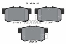 TEXTAR 2171901 Bremsbelagsatz, Scheibenbremse für HONDA MG ROVER SUZUKI