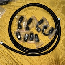 Nylon Braided Fuel Line Kit 10an Oilgas Diesel Fuel Hose End Fittings 10ft Nylon Braided Fuel Line Kit 10an Oilgas Diesel Fuel Hose End Fittings 10ft