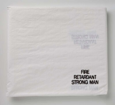 Strong Man ECONO2021 Econo Construction Tarp White Polyethylene, Fire Retardant