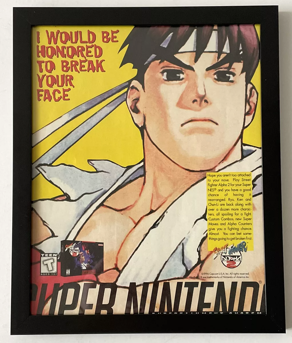 Street Fighter Alpha 3 (Ryu Portrait) – Retro Games Crafts