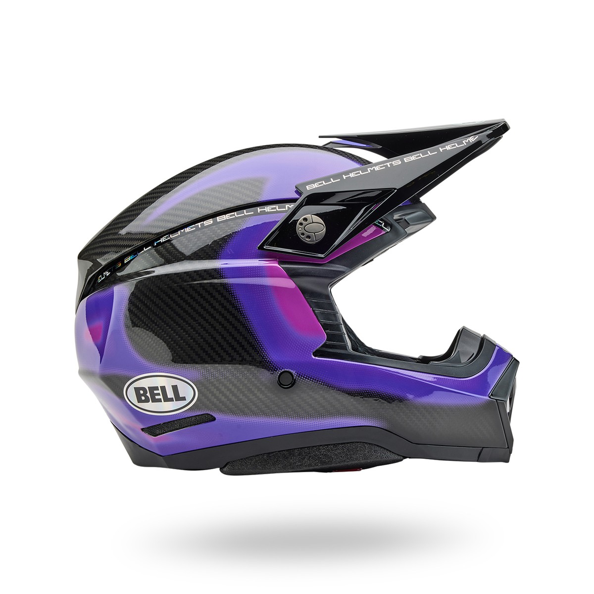 Bell Moto-10 Spherical Dirt Helmets Flare Gloss Purple Large