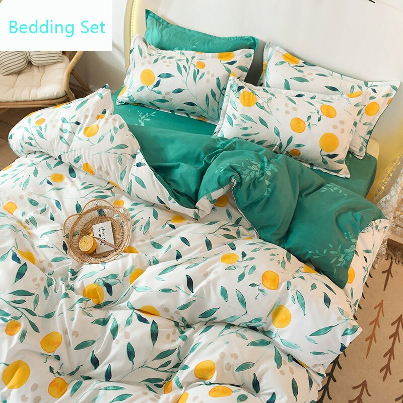 Duvet Set Black and White Plaid Quilt Cover Bed Sheet Pillowcase Bedding Set Popularna WYPRZEDAŻ, oryginalna