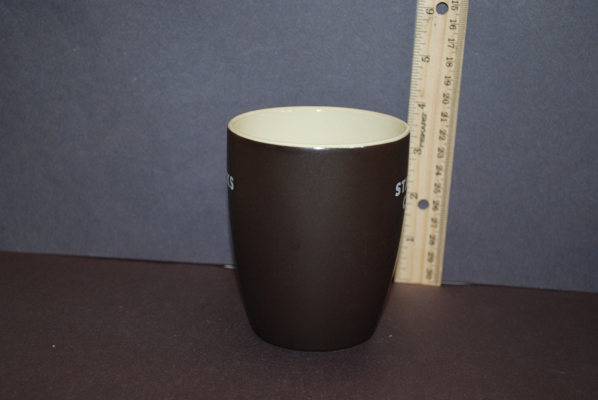 STARBUCKS 2010 Coffee Mug Matte Brown 12oz. 2 Avail | eBay
