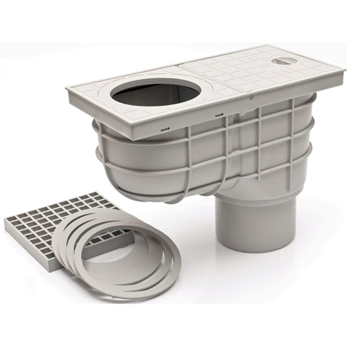 Dachrinnenablauf Regensinkkasten Regenrohrablauf senkrechter Sinkkasten 325 As
