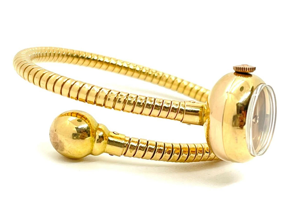 SNAKE LADY WATCH LIKE BRACELET VALMON GENEVE ANTIQUE 18.5gr IN