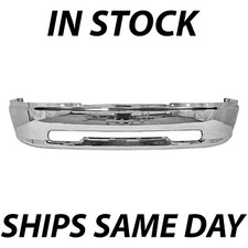 New Chrome - Steel Front Bumper For 2009 2010 2011 2012 Dodge Ram 1500 Pickup