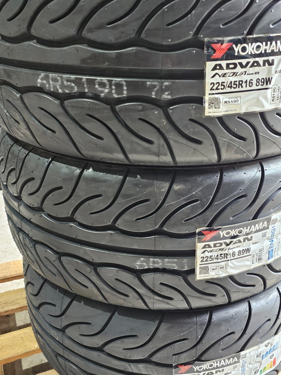 4 x 225 45 R16 91W 2254516 Yokohama Track Day Road Advan 4 x 225 45 R16 91W 2254516 Yokohama Track Day Road Advan
