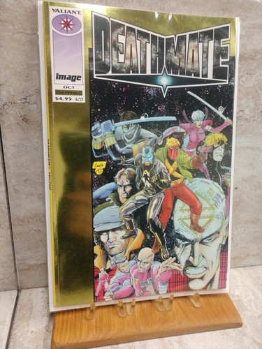 ๐ฅ๐ฅ Deathmate Yellow/GOLD 1993 Image Valiant Comic October - Picture 2 of 3