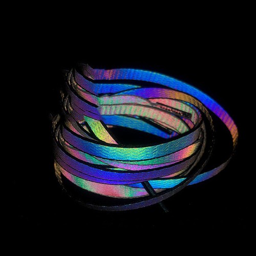 Reflective Shoe Laces Athletic Safety Sneakers Shoelaces Running Shoelace AU ~ - Picture 11 of 15
