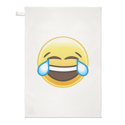 Lachen Weinen Emoji Geschirrtuch Geschirrtuch - Smiley Gesicht Lustig