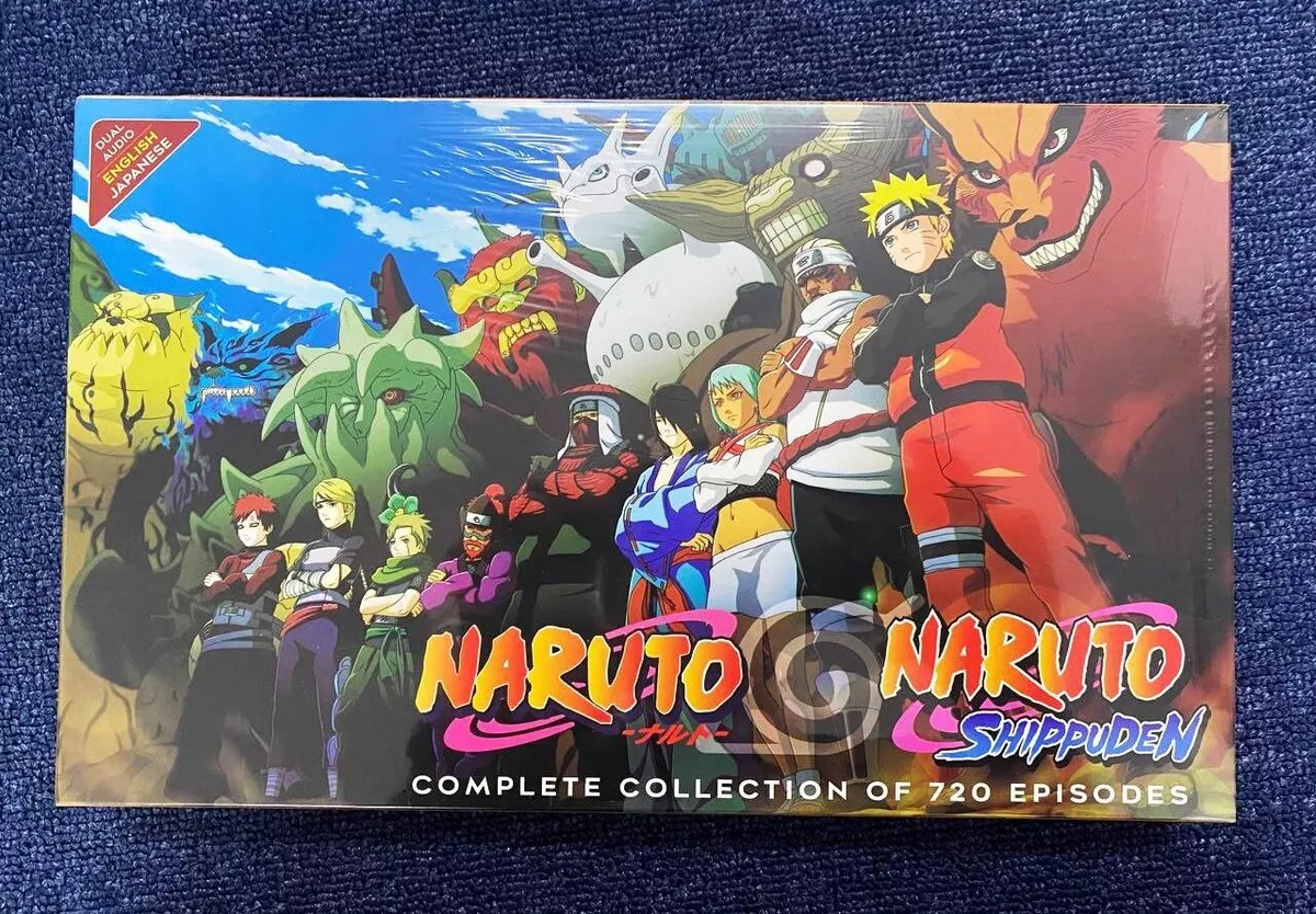 English Dubbed Naruto Shippuden Complete Series DVD Ep 1-720 End FAST SHIP