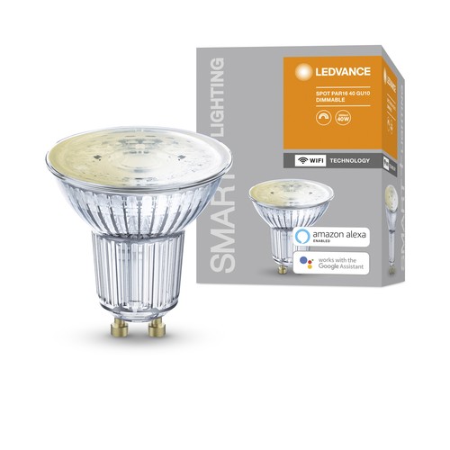 LEDVANCE Smarte LED-Reflektorlampe mit WiFi Technologie, Sockel GU10, Warmweiß - Bild 4 von 7