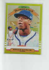 2019 DONRUSS OPTIC LIME GREEN #16 RONALD ACUNA JR. DK
