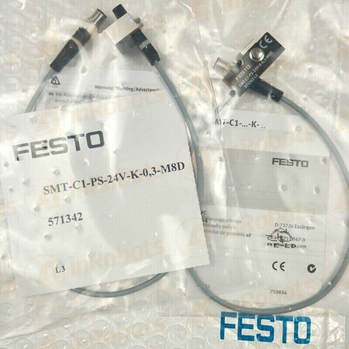 New Festo SMT-C1-PS-24V-K-0,3-M8D 571342 Proximity Switch * - Picture 1 of 1