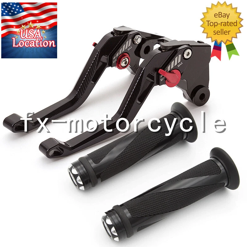 For Honda NC700 S/NC700 X 2012-2013 Short CNC Brake Clutch Levers Grips Adjust - Image 2 of 4
