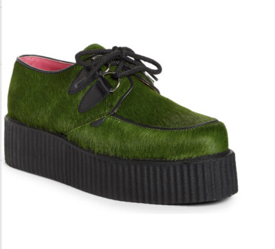 Molly Goddard Marty Genuine Calf Hair Platform Loafer US 9 UK 7