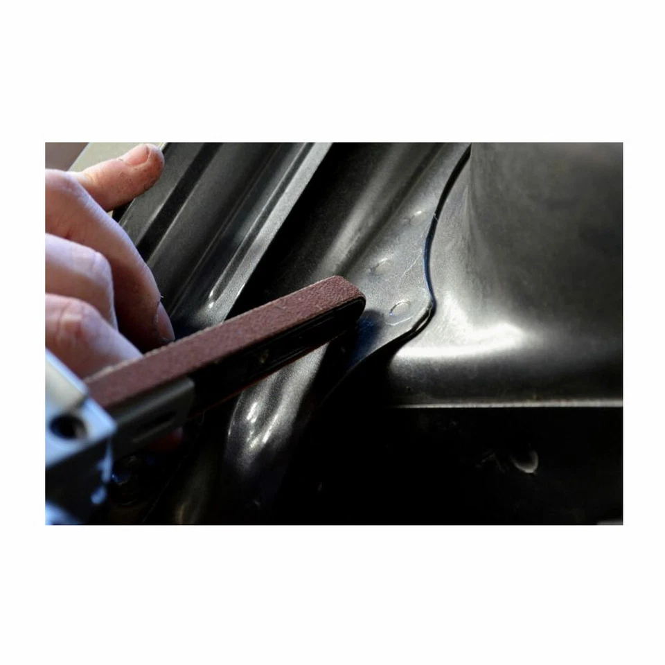 Lijadora de banda neumática Astro 3/8" con correas de lijado de 3 piezas 3036 - Reparación de carrocería de automóvil Foto 2 de 3