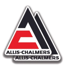 ALLIS CHALMERS TRACTORs DECALs 2 Stickers Bogo Vintage Car Window Bumper Truck