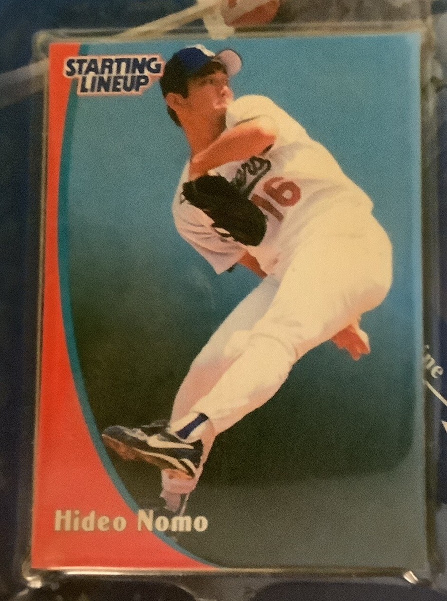 野茂英雄フィギア　Starting Lineup Hideo Nomo 1998 NEW Starting Lineup Hideo Nomo LA Dodgers 1998 Edition with