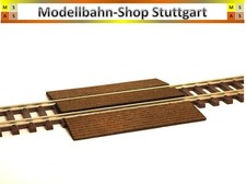 Eingleisiger Passaggio a Livello - Legno Vero - Modello Finito - Nuovo di