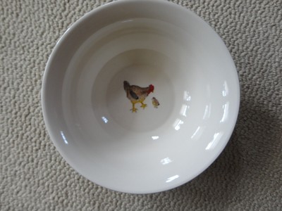 Paula Deen Southern Rooster Hand Painted 10'' Round Serving Bowl