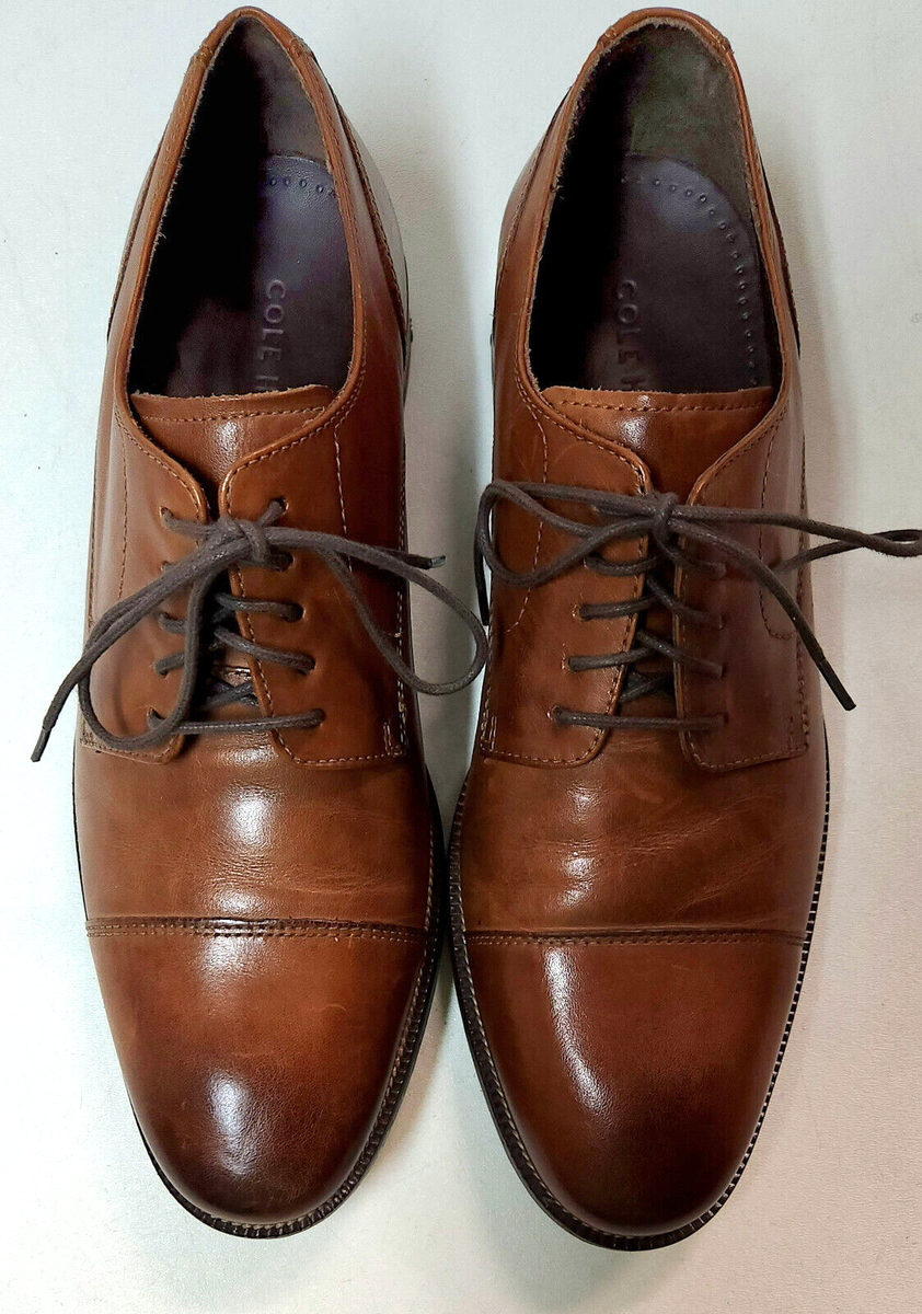 COLE HAAN BENTON Cap toe Oxford 9 M Brown C24120 | eBay
