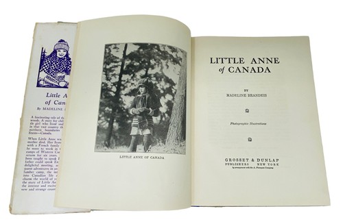 ANTIQUARIAN BOOK “LITTLE ANNE OF CANADA” MADELINE BRANDEIS ©1931 - Picture 4 of 10
