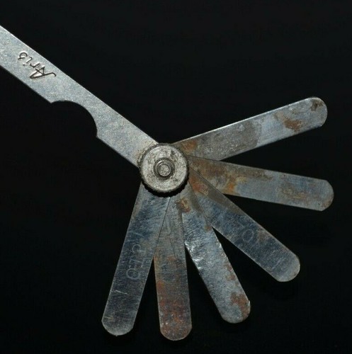 Aris Vintage Spark Plug Gap Feeler Gage Tools Swiss Style - Picture 7 of 10