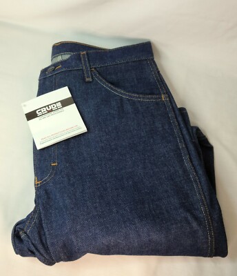 Crude  Flame Resistant blue jeans 32 30 new with tag
