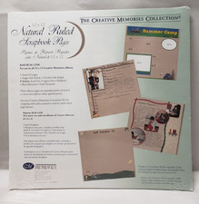 Creative Memories Natural Ruled Refill 12x12 Pages Old Style 5/10 Sealed New
