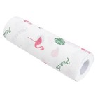 50 Stück in 1 Rolle Sweet Flamingo Druckmuster Geschirrspültuch Vliesstoffe