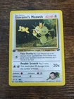 Pokemon Gym Challenge 1st Edition Giovanni's Meowth 43/132