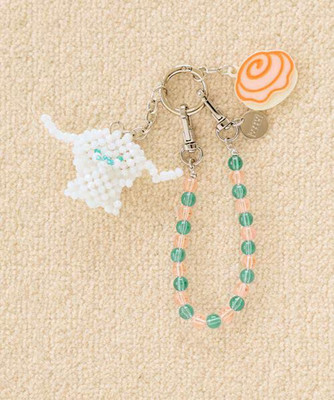 Sanrio Characters x LOWRYS FARM Cinnamoroll Bead Key Charm 2026 Summer JP LTD