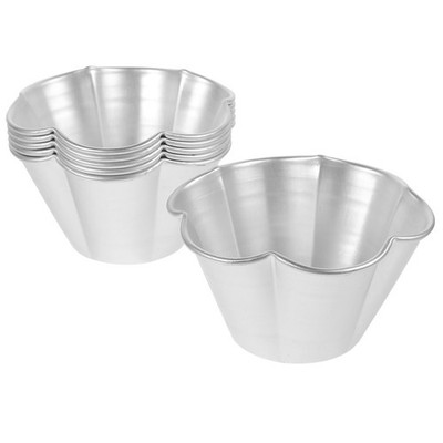  6 Pcs Aluminium-backformen Dessertförmchen Kuchenbackform Puddingform