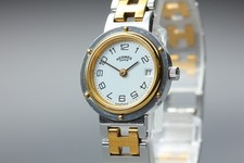[Fast neuwertig] Vintage HERMES Clipper CL4.210 24mm Quarz Damenuhr aus JAPAN