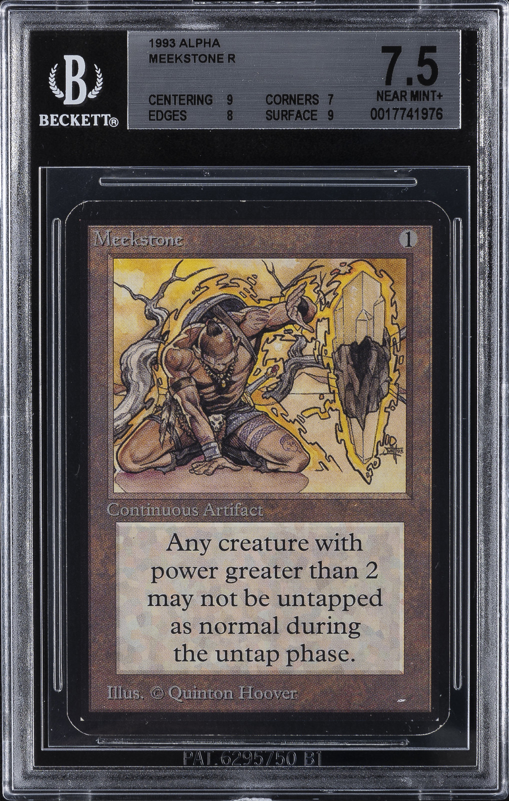 1993 MTG ALPHA R MEEKSTONE BGS 7.5