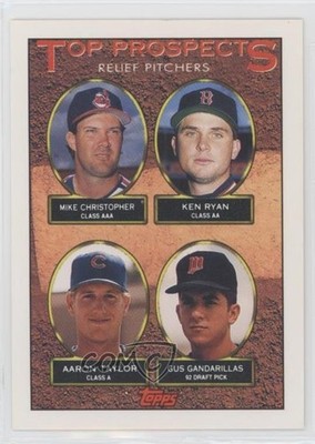 1993 Topps Top Prospects Mike Christopher Ken Ryan Aaron Taylor Rookie RC 00l8