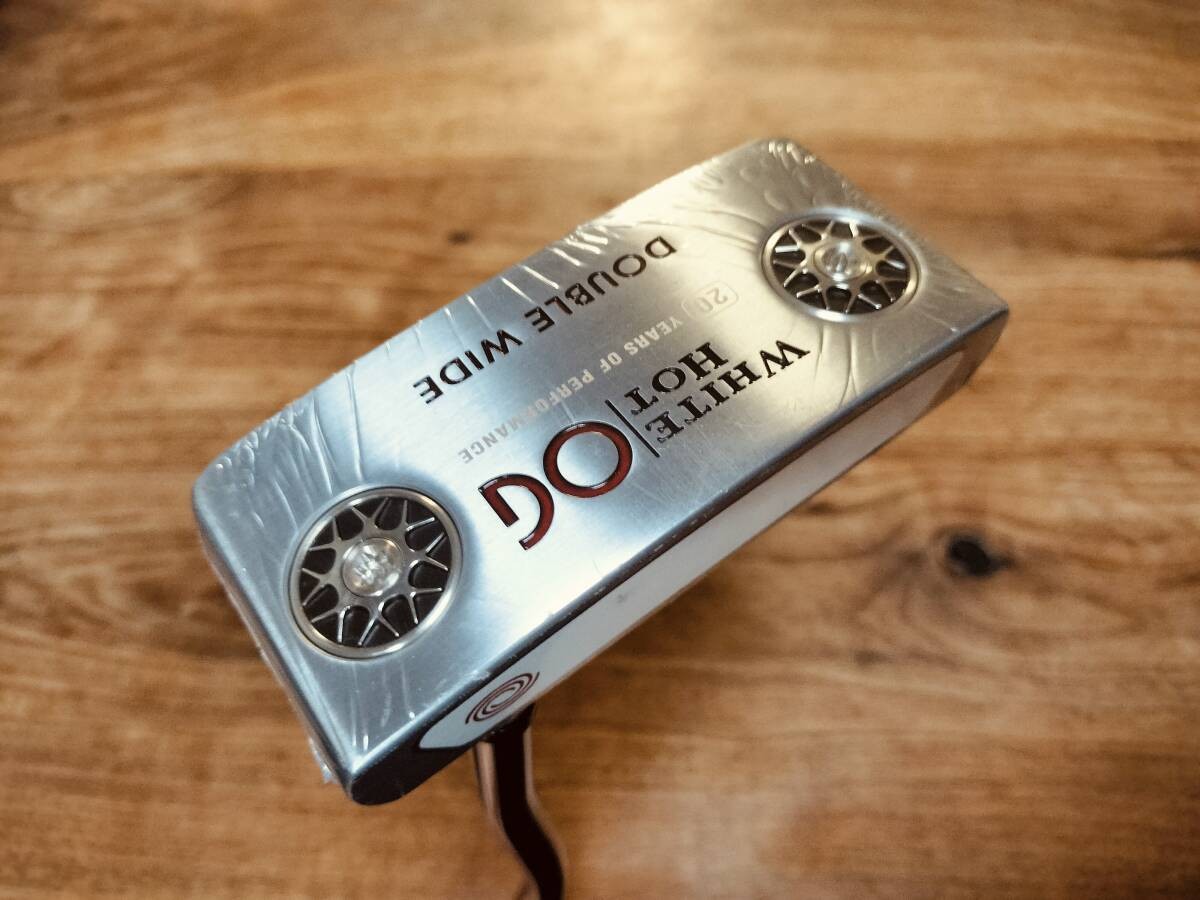 Odyssey 33 White Hot OG Double Wide 3.0 Putter with Steel Shaft