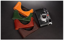 Genuine Half Camera Case Bag Cover Real Leather for Leica MP M6 M4 M3 M2 M1 MDa