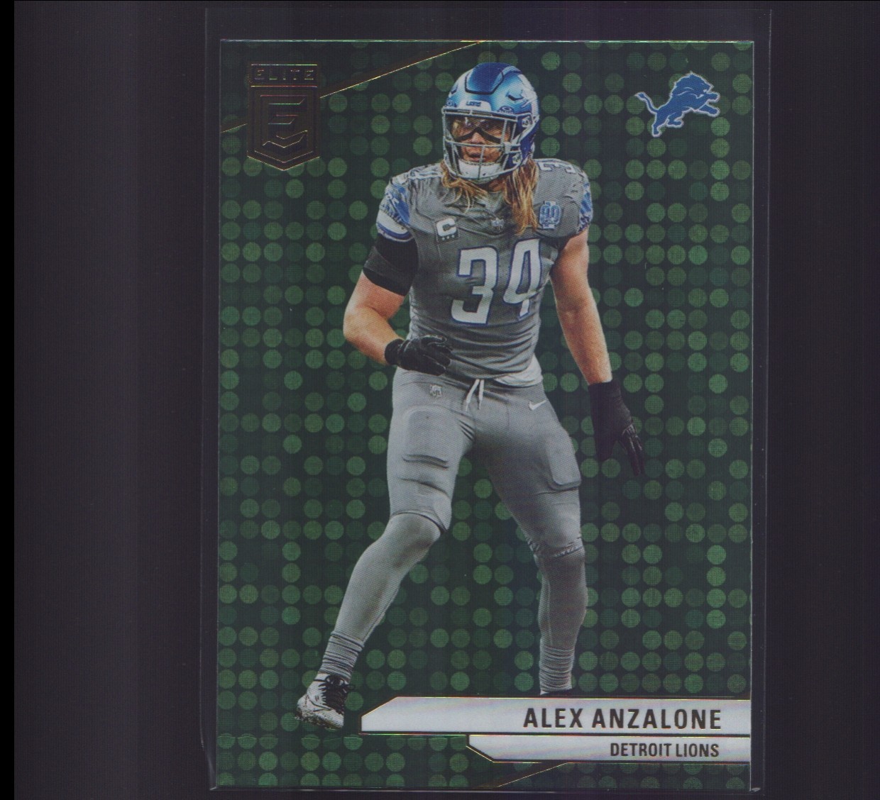 2024 Panini Donruss Elite - Alex Anzalone #53 Green Disco