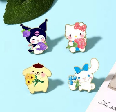 Cute Cartoon Character Enamel Pins   Kawaii Collectible Brooches |
