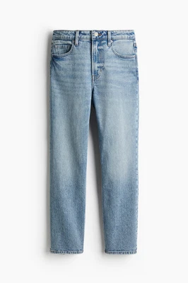 H&M Damen Jeans Gr. 34 Slim Straight High Ankle Jeans - Bild 1 von 3