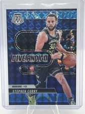 2024-2025 Mosaic Stephen Curry Reactive Blue Prizm /99 Give And Go #9