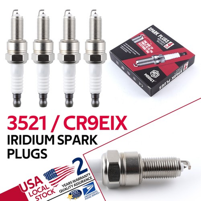 #ad 4pcs OE Fit NGK Iridium IX CR9EIX Motorcycle Spark Plugs Tune Up Kit For NGK3521 $18.92